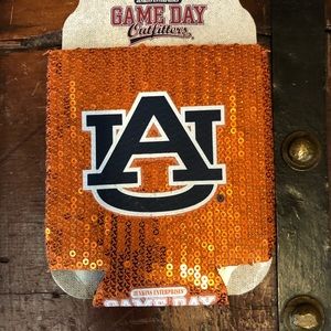 Auburn Sequined Koozie